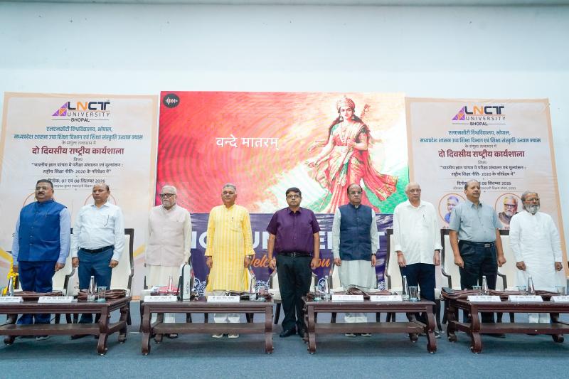 एलएनसीटी विश्वविद्यालय में भारतीय ज्ञान परंपरा पर दो दिवसीय कार्यशाला का समापन